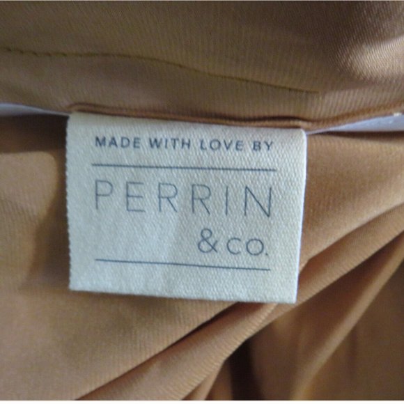 Perrin & Co Silk Serena Flowy Halter Maxi Dress, Gold, Pockets - Picture 13 of 14